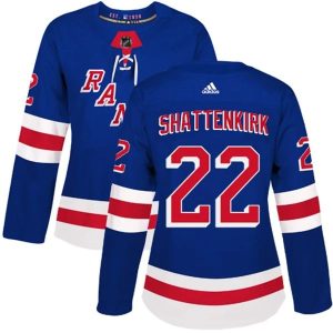 Damen New York Rangers Trikot Kevin Shattenkirk 22 Blau Authentic